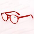 thumbnail image 2 of Lunettes de Lecture Ultralégères Imprimé Léopard Rouge Femmes Hommes Lunettes Rondes Cadres pour Lecture Mode Féminine Vintage Lunettes Claires Léopard 0, 2 of 5