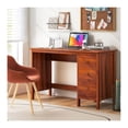 thumbnail image 2 of Yunken 3-Drawer Home Office Study Computer Desk with Spacious Desktop, Sturdy Writing Table with Storage, Modern Simple Design, 2 of 7