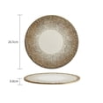 thumbnail image 2 of Flat Tray High-grade Luxury Steak Dinner Plate Household Creative Tableware High Temperature Ceramic Dessert Salad Plate, 2 of 7