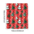 thumbnail image 2 of Dvkptbk Rideau de Douche en Polyester Imprimé Flocon de Neige d'Hiver de Noël, 2 of 3