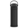 thumbnail image 4 of Thermos 16 oz. Kid's Funtainer Stainless Steel Water Bottle Locking Lid - Matte Black, 4 of 6