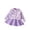 Purple, variant on Krdevn Girls' Bow Cardigan Sweater Autumn and Winter Baby Girls Knitted Coat Sweater Dress,Kids Outfit,5-6 Years
