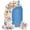 Blue, variant on Modern Blue Arch Backdrop Cover 4x1.65 Ft, Spandex Wedding Arch Stand Cover, Abstract Diamond Luxury Gradient Round Top Stretch Fitted Background Covers for Birthday Ceremony Party Decor
