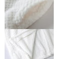 thumbnail image 4 of Ladies Zip Fleece Waffle Long Dressing Gown Fluffy Towelling Bathrobe Sleepwear, 4 of 5