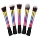 thumbnail image 3 of Sistema de cepillo del maquillaje, diseño elevado del cepillo cosmético del cepillo del maquillaje del cepillo del maquillaje portátil 5pcs, 3 of 8