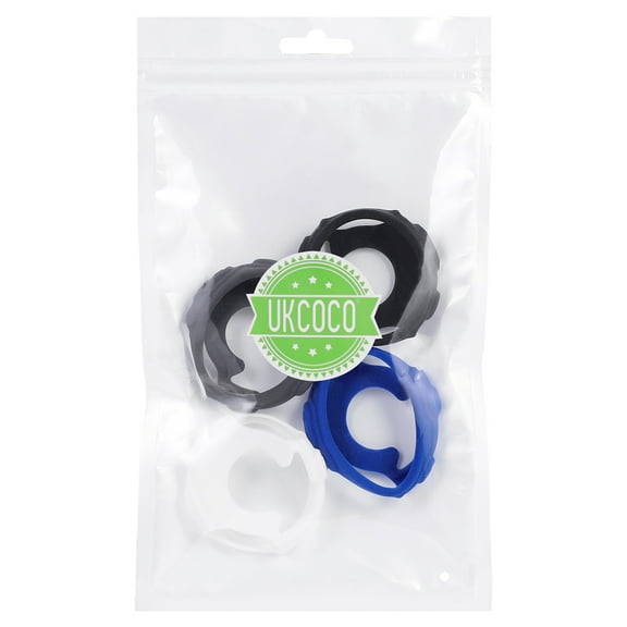 CATIEBYE Shock Proof Watch White 4Pcs 1.4In Diameter Round Shape