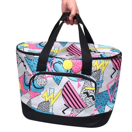 Large Champagne Cooler Zodaca Large Pinic Travel Outdoor Party Beach Food Drink Water Storage Camping Zip Cooler Bag ()