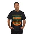 thumbnail image 6 of DJH Apparel | Easily Distracted By Orange & Green Sports Unisex Cotton Tee, 6 of 6