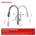 thumbnail image 2 of Mefine Kitchen Sink Faucet with Magnetic Docking Sprayer, Single Handle Fingerprint Resistant Faucet for Kitchen Sink with Pull Down Sprayer, 2 of 9