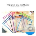 thumbnail image 4 of Maoww 10 Pcs Sacs à Documents Réutilisables en PVC Transparent Effaçable à Sec pour Animaux de Compagnie Écriture Rouge Sac Effaçable à Sec Sac Durable pour Documents Cadeau pour Enfants, 4 of 9