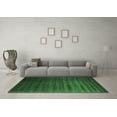 thumbnail image 3 of Ahgly Company Indoor Square Abstract Emerald Green Contemporary Area Rugs, 3' Square, 3 of 4