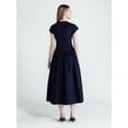 thumbnail image 2 of Scoop Women’s Maxi Dress with Short Dolman Sleeves, Sizes XS-4X, 2 of 4
