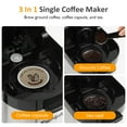 thumbnail image 7 of Sunvivi 3-in-1 Iced & Hot Coffee Maker, Single Serve Machine - Removable Reservoir - Black, 7 of 7