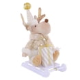 thumbnail image 1 of Figuras de Papá Noel, Muñeco de Nieve y Reno En Trineo Navideño, Piezas Decorativas Festivas, 1 of 5
