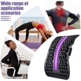 thumbnail image 3 of Lumbar Support Board – Yoga Back Stretcher, Spinal Massage Pillow, Adjustable Design | Portable Beanbag Cushion, Office Comfort Aid for Training and Power-Free Fitness Practice, 3 of 7