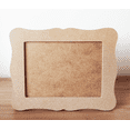 thumbnail image 1 of Marco de fotos de embriones en blanco, 6 uds., fondo de madera hecho a mano, conjunto de Material de embriones, mesa, rectángulo creativo para niños y adultos, 1 of 5