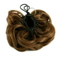 thumbnail image 4 of SAYFUT Clip in Hair Bun Extension Scrunchie Bun up Do Hair Piece Hair Ribbon Ponytail Extensions Wavy Curly, 4 of 6