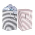 thumbnail image 2 of Cesta de almacenamiento, 2 piezas, cesta para la colada, cesto para ropa, cesta para la colada, hecha a mano por expertos, 2 of 8