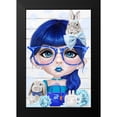 thumbnail image 2 of Bunny Loving Bethany 11x14 Black Modern Framed Museum Art Print Titled - Sheena Pike Art And Illustration, 2 of 5