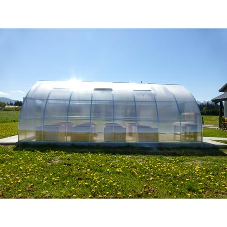 Riga Greenhouse - Exaco Riga XL 8 Professional Greenhouse with Foundation Frame