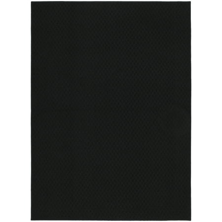 Garland Rug Town Square 45 In. x 66 In. Area Rug Black