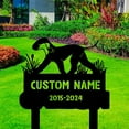 thumbnail image 2 of Handmadetneonsign Bedlington Terrier Memorial Metal With Stake, Bedlington Metal Name Sign Stake, Dog Metal Stake Decor 45093, 2 of 5