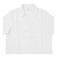 thumbnail image 3 of Blusa George para Mujer Cuello Polo Manga Corta Blanco Talla M, 3 of 4