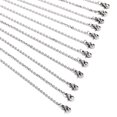 thumbnail image 2 of Lancharmed Mother Daughter Necklace Stainless Steel Flat Cross Necklace 12Pcs Gift for Wife, 2 of 9