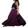 thumbnail image 4 of Jupes d'Été Fluides avec Cordon Taille Haute pour Femmes, 4 of 6