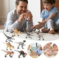 thumbnail image 4 of Chamoist Educational Toys,Montessori Toys Learning Activities,Christmas Early Development Toys,Gift Dinosaur Model Solid Hand-painted Commemorative Figure, 4 of 8