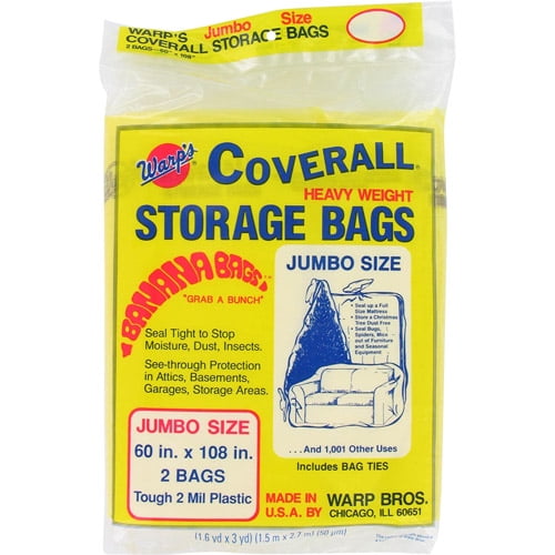 Warps Cb 60 60 X 108 Jumbo Storage Bags 2 Count Walmart Com
