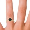 thumbnail image 5 of 2.00 Ct Excellent Round Cut Black Onyx Gemstone Stylish Wedding Ring for Women Solid 14K Yellow Gold Size 3 by Diamond-Capitals, 5 of 8