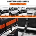 thumbnail image 3 of EDTara Rooftop Cargo Carrier, Waterproof Car Roof Bag With Anti-Slip Mat, Combination Lock, Door Hooks, and Storage Bag, Compatible With All Cars, 3 of 6