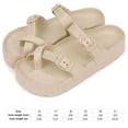 thumbnail image 2 of Sandalias de plataforma para mujer Zapatillas costeras EVA antideslizantes cómodas para el verano, 2 of 7