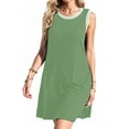 thumbnail image 3 of Fantaslook Color Block Dresses for Women Summer Casual Beach Sundress Sleeveless Tank Trendy Mini Dresses, 3 of 8