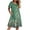 Armygreen-Floral, variant on Fantaslook Flowy Womens Dresses Ruffle Sleeve Henley Summer Dress Loose Floral Midi Dresses With Pockets