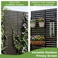 thumbnail image 6 of Outdoor Metal Privacy Screen Galvanized Decorative Screen, Black, 6 of 9