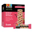 thumbnail image 1 of KIND Seeds Fruit & Nuts Bars, Sunflower Seeds & Strawberry, 40g, 5 Bars, 1 of 6