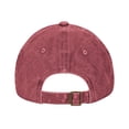 thumbnail image 5 of Lispipm Embroidery Baseball Cap for Women Men Vintage Adjustable Dad Hats Washed Cotton Plain Sun Hat for Daily Wear Red, 5 of 6