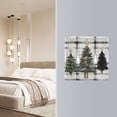 thumbnail image 2 of WOBOGO Christmas Trees on A White and Black Plaid Pattern 2-hole Switch Plates PC Flame Retardant Plastic Material Glossy Finish Smooth Touch 4.56x4.48x0.27in, 2 of 8