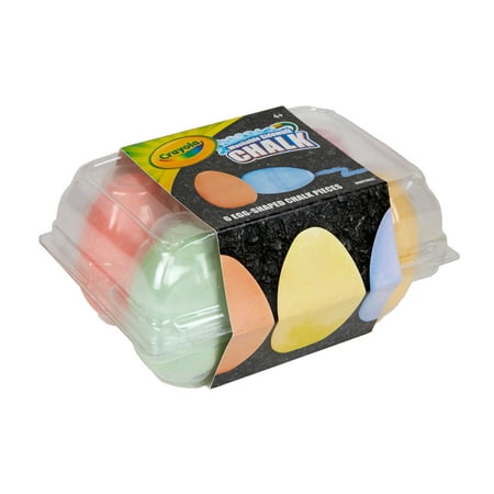 UPC: 0071662620516 | Crayola Egg Sidewalk Chalk  6 Count Outdoor Toys  Gift for Kids  Age 4  5  6  7