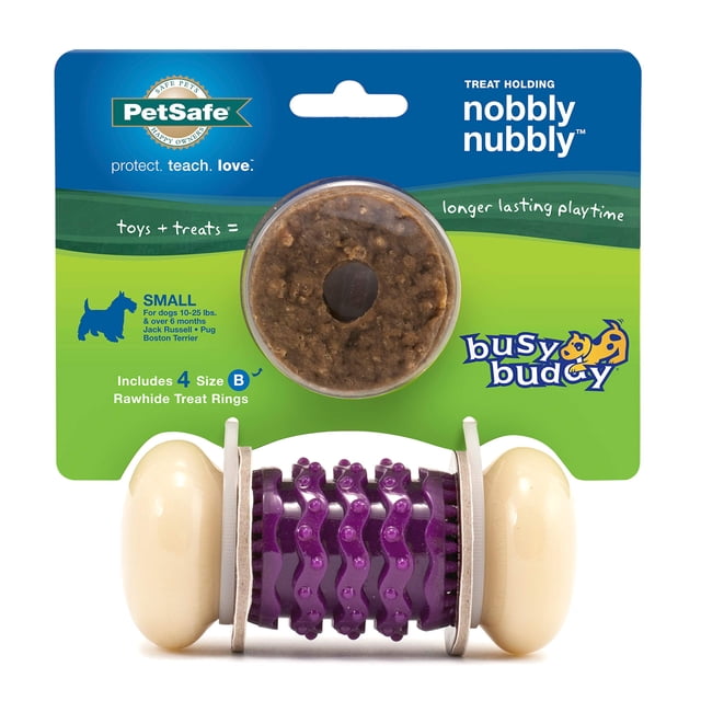 Juguete para perros PetSafe Busy Buddy Nobbly Nubbly para perros pequeños