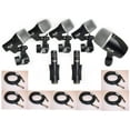 thumbnail image 2 of CAD STAGE7 Audio 7-Piece Drum Microphone Pack, Case, (7) FREE XLR 20' Mic Cables, STAGE7 PRO20M, 2 of 2