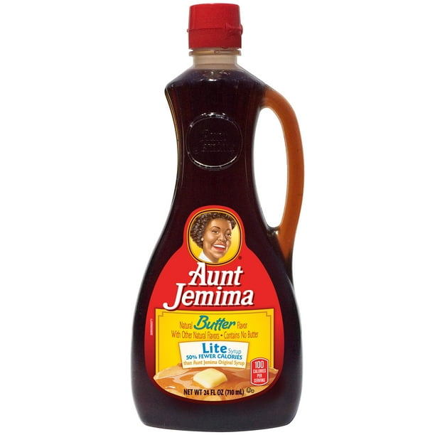 3 Pack Aunt Jemima Butter Lite Syrup 24 Fl Oz Bottle Walmart Com Walmart Com
