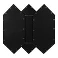 thumbnail image 4 of Kate and Laurel Diaz Stacked Wall Mirror, 28 x 27, Black, Decorative Dimensional Midcentury Modern Wall Decor With Geometric Shape and Symmetrical Design, 4 of 8