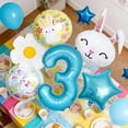 thumbnail image 2 of Easter Themed Number Balloons For Holiday Party And Birthday Celebrations With Metallic Gold Shine Event & Party, 2 of 5