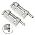 SUNFEX 2Pcs Spring Loaded Latch Bolt Stainless Steel Rebound Pin Window ...