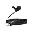 thumbnail image 1 of Micrófono USB Lavalier MillSo omnidireccional de 2 m Plug & Play, 1 of 8