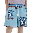 thumbnail image 3 of JAJAHO Toddler Boys Shorts Kids Sportswear Bottom Cartoon Print Casual Drawstring Elastic Waist Shorts With Pockets Size 1-7T Stylish Trousers, 3 of 8
