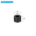 thumbnail image 2 of M6 Aluminum Spacers, 5 Pcs Metal Spacer Aluminum 1/4" ID x 1/2" OD x 3/8" L Standoff for 1/4" or M6 Screw Bolts, 2 of 5